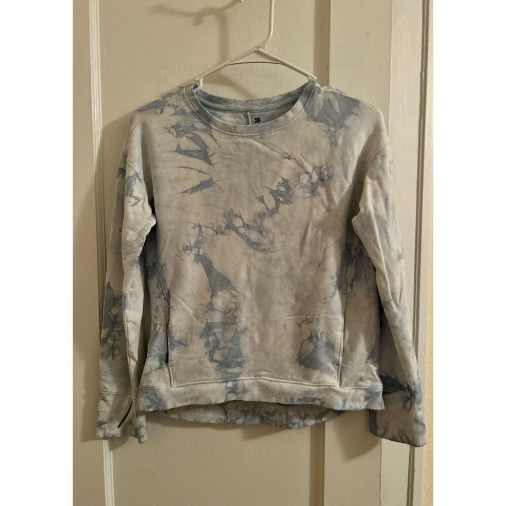 All in Motion Youth Blue and White Shirt